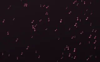 Flamingo Noir Notes — dark pink and black playful background