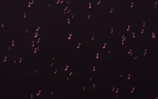 Flamingo Noir Notes II — dark pink and black playful background, variation II