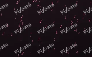 Flamingo Noir Notes II — dark pink and black playful background, variation II