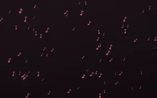 Flamingo Noir Notes III — dark pink and black playful background, variation III