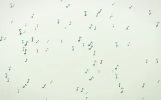 Forest Cream Notes — light green and white playful background