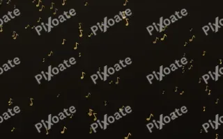 Golden Noir Notes — dark gold, yellow and black playful background