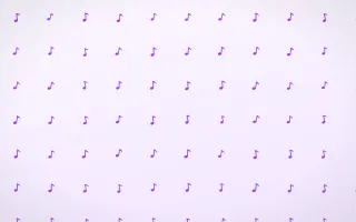 Lilac Notes — light purple and white playful background