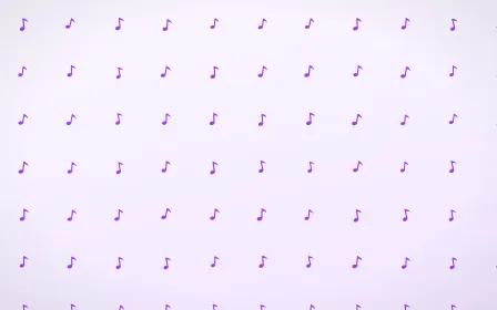 Lilac Notes — light purple and white playful background