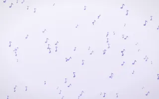Lilac Frost Notes III — light blue and white playful background, variation III