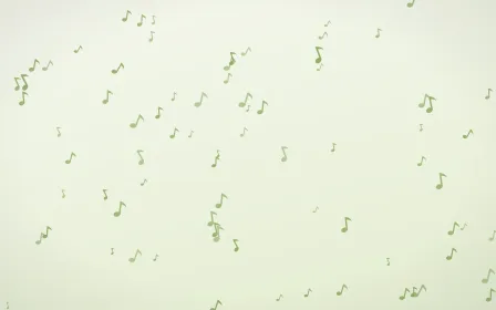 Matcha Latte Notes — light green and white playful background