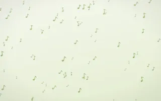 Matcha Latte Notes II — light green and white playful background, variation II