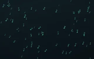 Midnight Garden Notes — dark green and black playful background