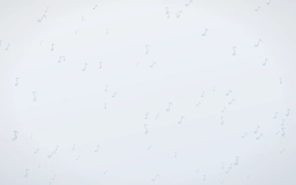 Mist Blue Notes — light blue and white playful background