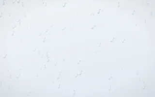 Mist Blue Notes II — light blue and white playful background, variation II