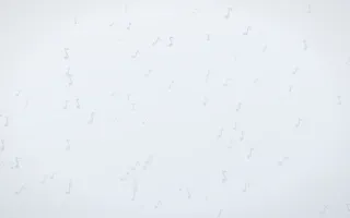 Mist Blue Notes III — light blue and white playful background, variation III