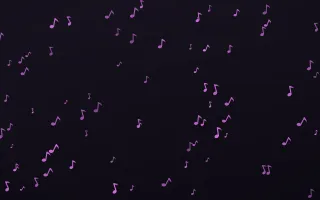 Neon Noir Notes — dark purple, teal and black playful background