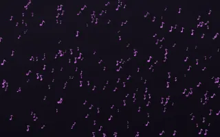 Neon Noir Notes Dense — dark purple, teal and black playful background