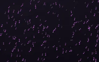 Neon Noir Notes Dense II — dark purple, teal and black playful background, variation II