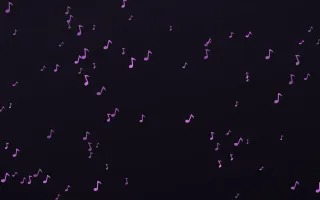 Neon Noir Notes II — dark purple, teal and black playful background, variation II