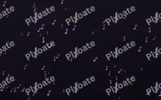 Neon Noir Notes II — dark purple, teal and black playful background, variation II