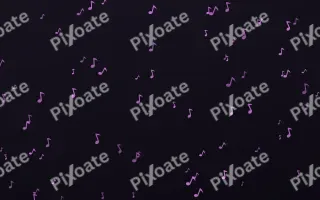 Neon Noir Notes III — dark purple, teal and black playful background, variation III