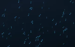 Ocean Ink Notes II — dark blue playful background, variation II
