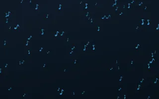Ocean Ink Notes III — dark blue playful background, variation III