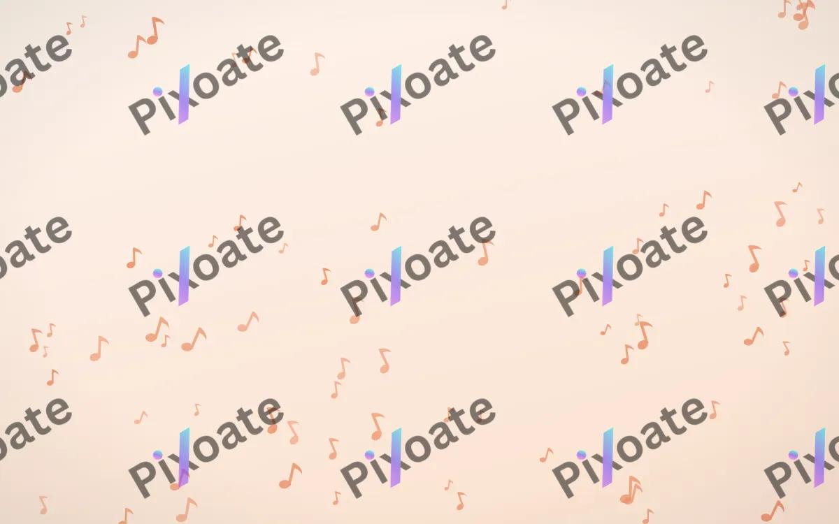 Peach Fuzz Notes — light orange and white playful background