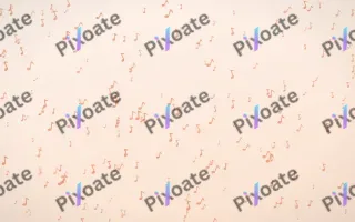 Peach Fuzz Notes Dense — light orange and white playful background