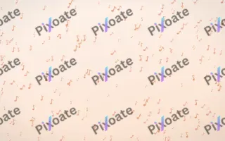 Peach Fuzz Notes Dense III — light orange and white playful background, variation III
