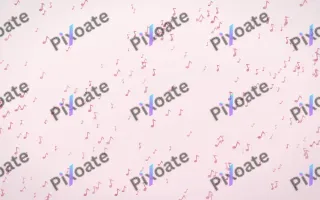 Rosewater Notes Dense II — light pink and white playful background, variation II