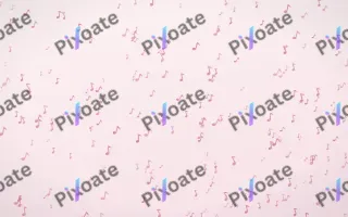 Rosewater Notes Dense III — light pink and white playful background, variation III