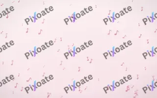 Rosewater Notes II — light pink and white playful background, variation II