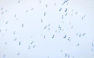 Sky Notes — light blue and white playful background