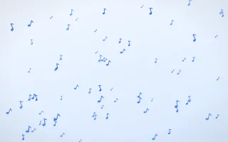 Sky Notes II Sky Notes II — light blue and white playful background, variation II