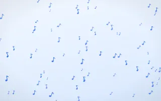Sky Notes III Sky Notes III — light blue and white playful background, variation III