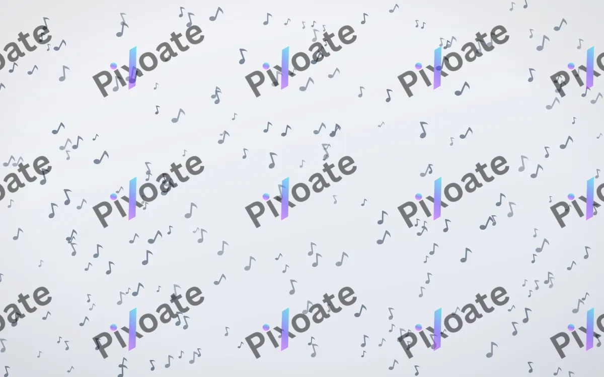 Slate Mist Notes Dense — light blue and white playful background