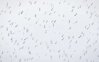 Slate Mist Notes Dense — light blue and white playful background