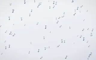 Slate Mist Notes II — light blue and white playful background, variation II
