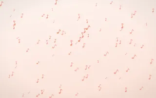 Sorbet Notes III — light red, orange and white playful background, variation III