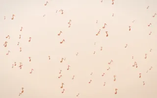 Terracotta Notes — light orange and beige playful background