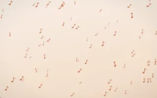 Terracotta Notes II — light orange and beige playful background, variation II