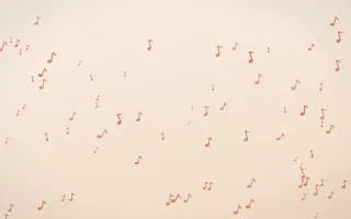 Terracotta Notes III — light orange and beige playful background, variation III