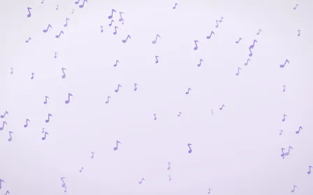 Wisteria Notes — light purple and white playful background