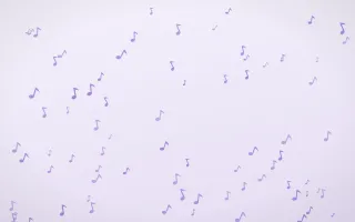 Wisteria Notes II — light purple and white playful background, variation II