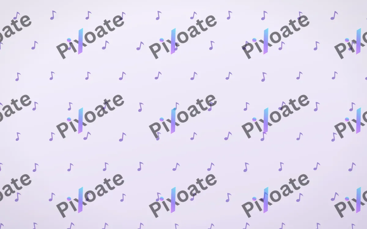 Wisteria Notes Tiled — light purple and white playful background