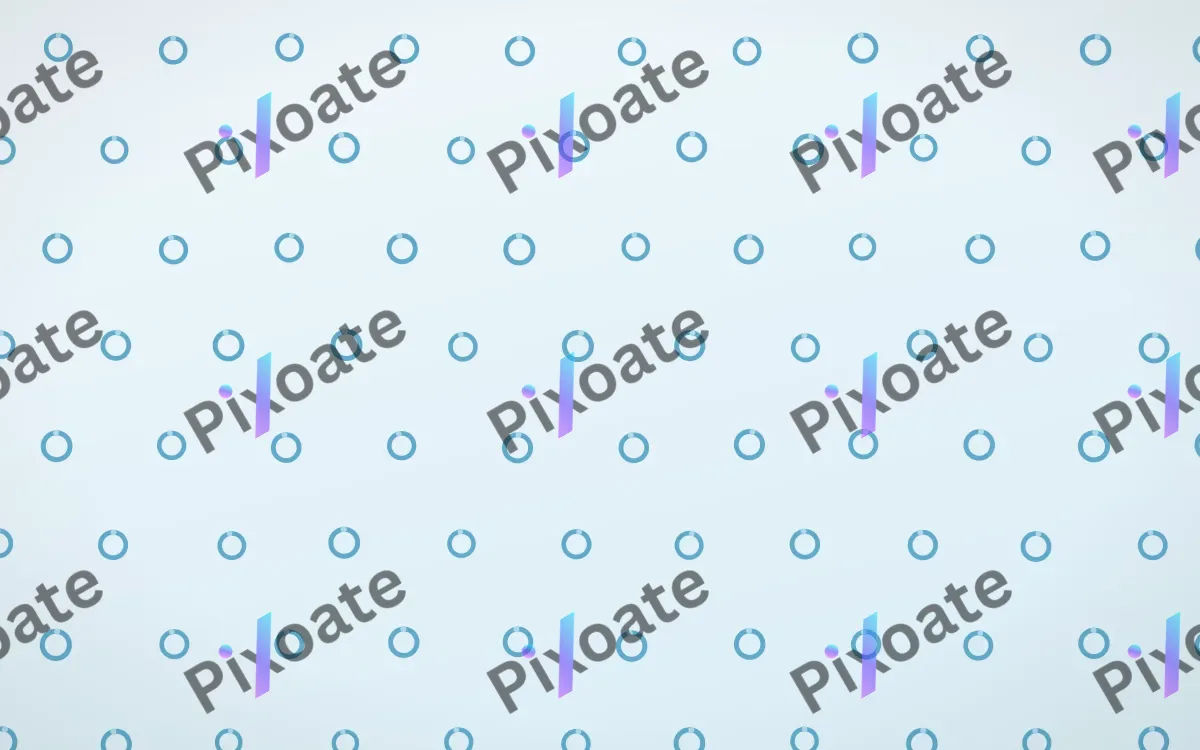 Arctic Frost Rings Tiled — light blue and white playful background