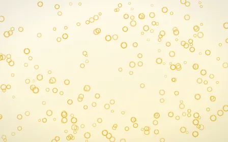 Buttercream Rings Dense — light gold, yellow and white playful background