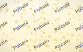 Buttercream Rings Dense II — light gold, yellow and white playful background, variation II