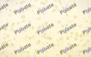 Buttercream Rings Dense III — light gold, yellow and white playful background, variation III