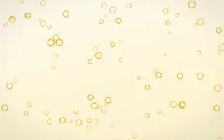 Buttercream Rings II — light gold, yellow and white playful background, variation II
