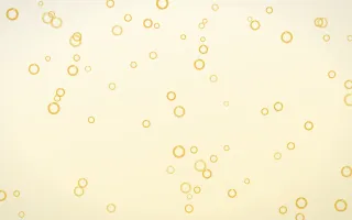 Buttercream Rings III — light gold, yellow and white playful background, variation III