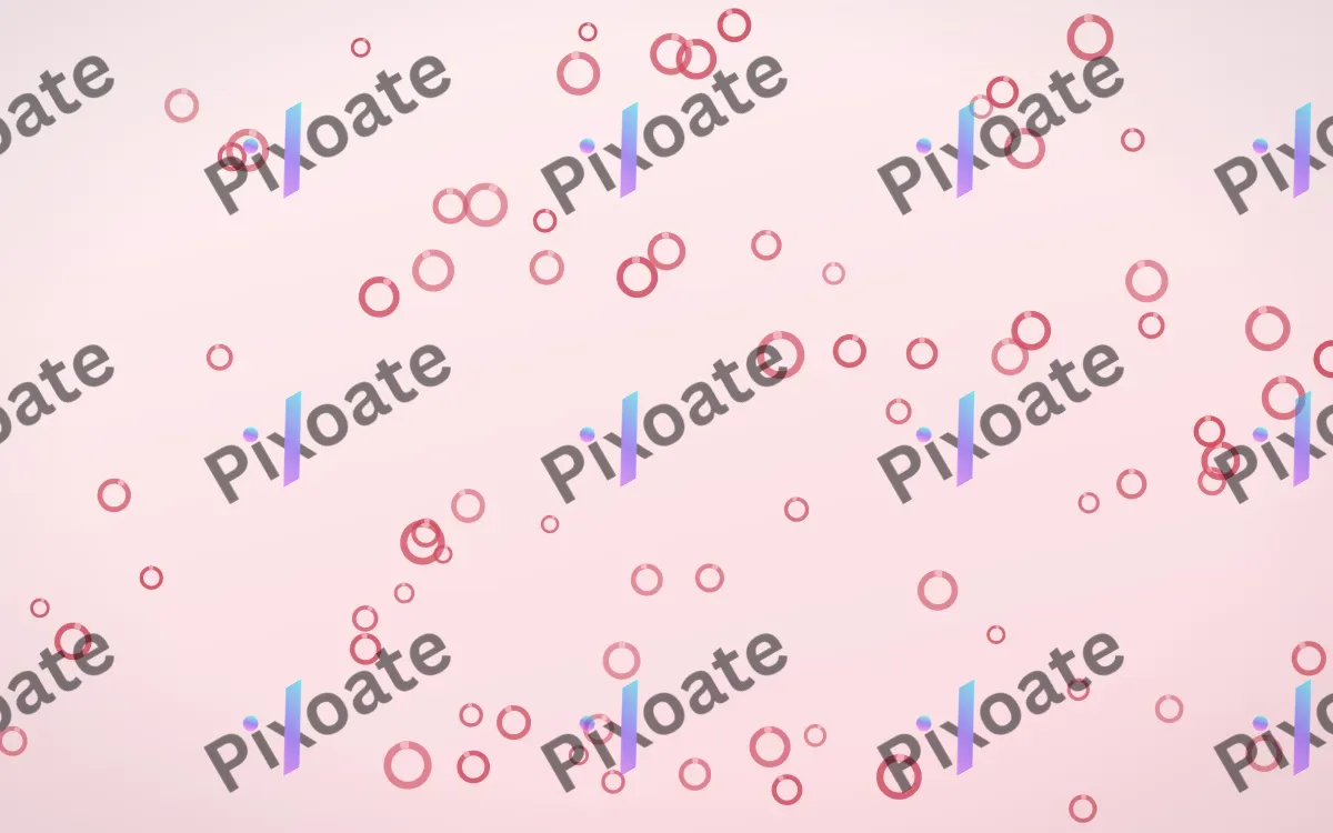 Cherry Soda Rings — light red and white playful background