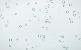 Coastal Fog Rings — light blue and white playful background